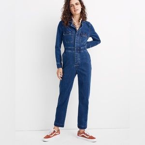 Madewell Denim Slim Coverall Jumpsuit